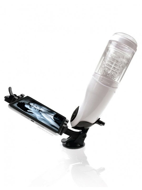 EXTREME TOYZ - PDX MEGA BATOR USB MASTURBATORE MASCHIO VAGINA BIANCO