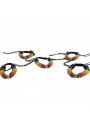 PRIDE - BRACCIALE CON OCCHIO TURCO E BANDIERA LGBT