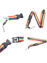 PRIDE - LANYARD CON BANDIERA LGBT