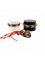 PRIDE - BRACCIALE CON FILI INTRECCIATI CON BANDIERA LGBT