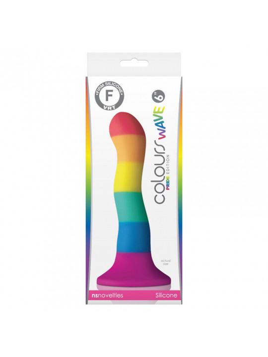 PRIDE - BANDIERA LGBT DILDO WAVE 17 CM