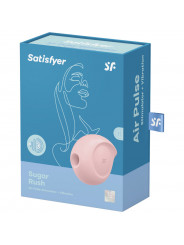 SATISFYER - STIMOLATORE DI IMPULSI D'ARIA SUGAR RUSH E VIBRATORE ROSA