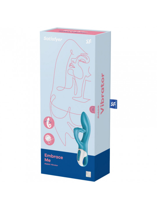 SATISFYER - VIBRATORE EMBRACE ME GSPOT TURCHESE