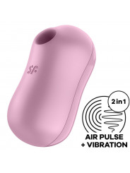 SATISFYER - STIMOLATORE E VIBRATORE D'ARIA PER ZUCCHERO COTONE LILLA