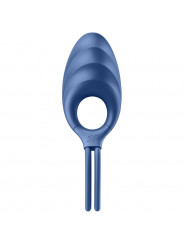 SATISFYER - ANELLO VIBRATORE SWORDSMAN BLU