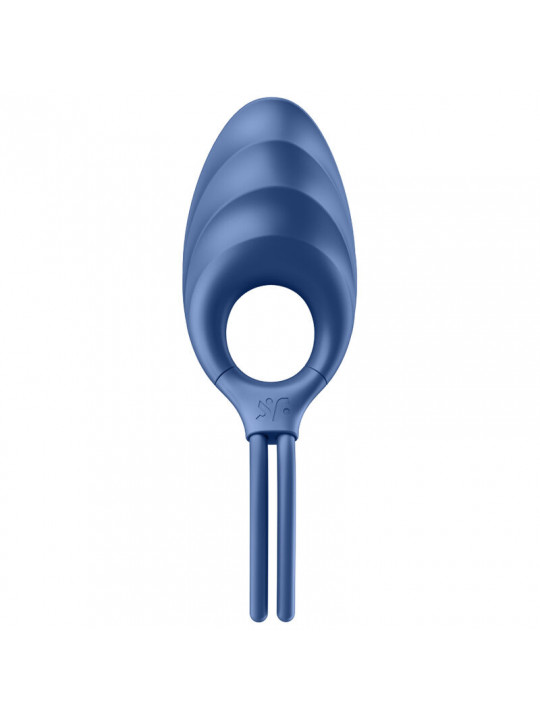 SATISFYER - ANELLO VIBRATORE SWORDSMAN BLU