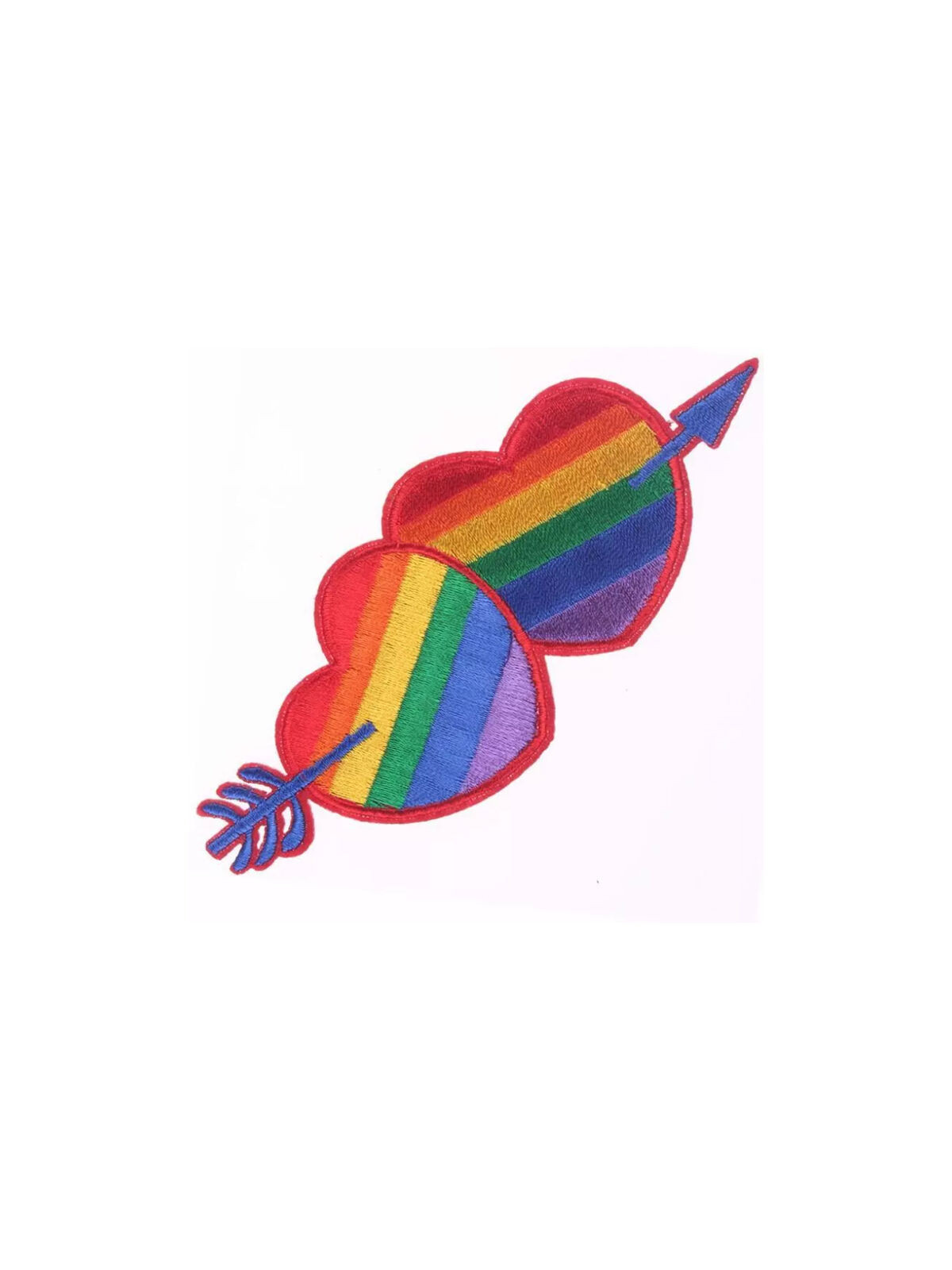 PRIDE - PATCH CON CUORE BANDIERA LGBT