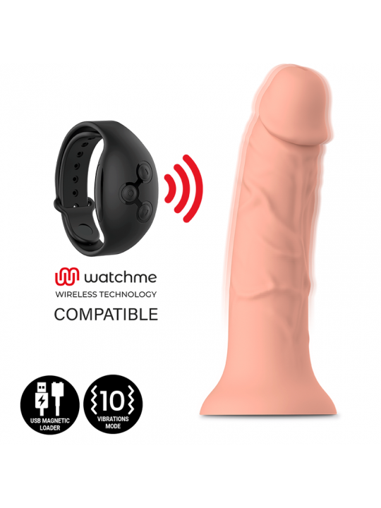 MYTHOLOGY - ASHER ORIGINAL DILDO S - VIBRATORE COMPATIBILE CON TECNOLOGIA WIRELESS WATCHME