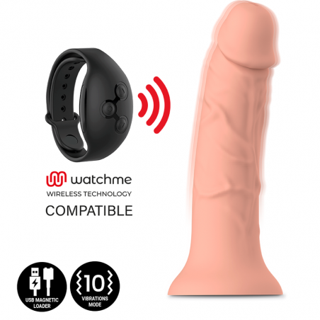 MYTHOLOGY - ASHER ORIGINAL DILDO S - VIBRATORE COMPATIBILE CON TECNOLOGIA WIRELESS WATCHME