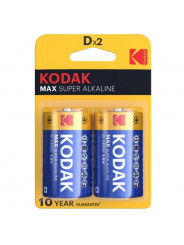 KODAK - BATTERIA ALCALINE MAX D LR20 2 UNITÀ