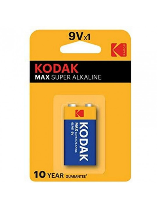 KODAK - BATTERIA ALCALINE MAX 9V LR61