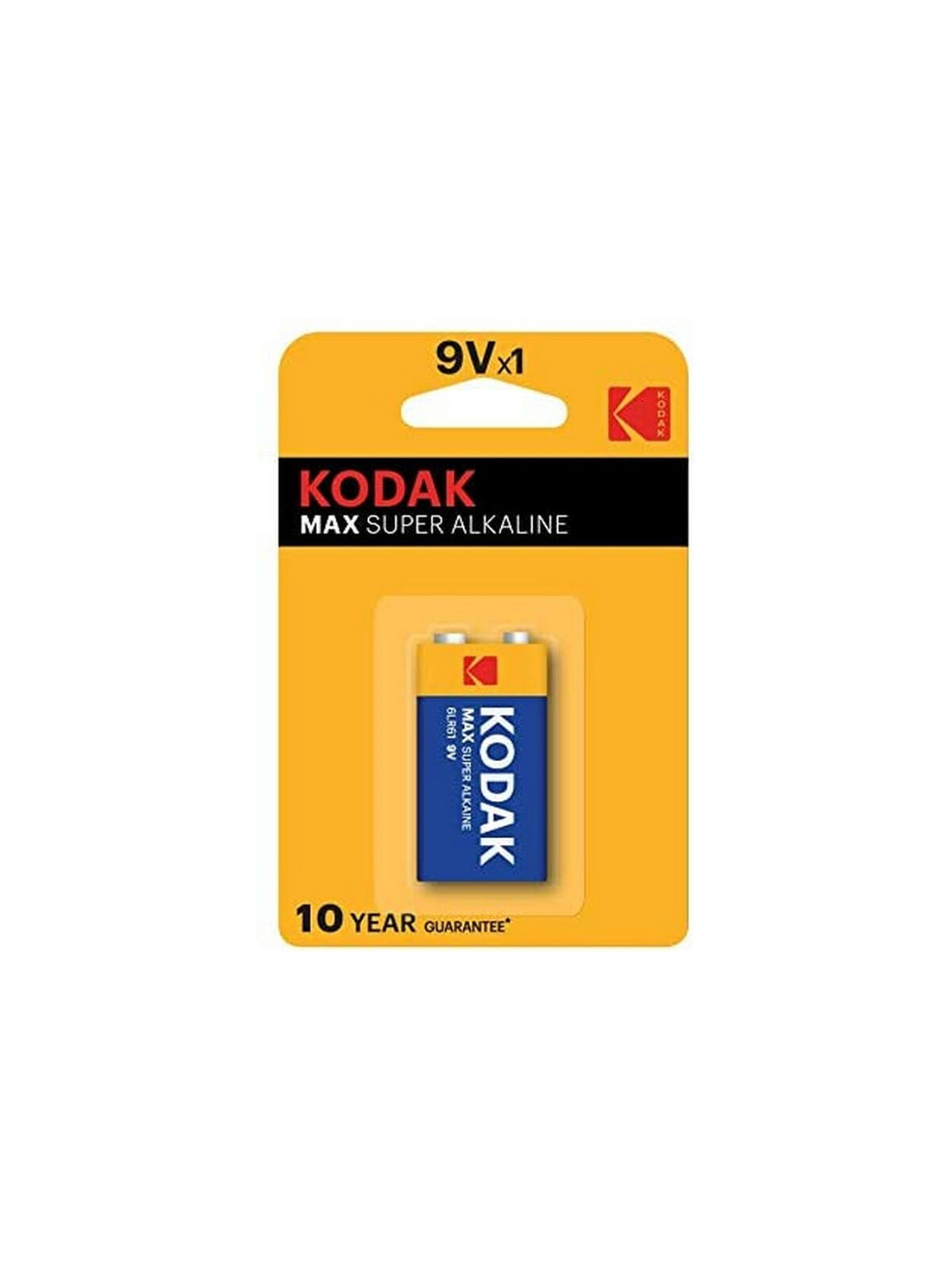 KODAK - BATTERIA ALCALINE MAX 9V LR61