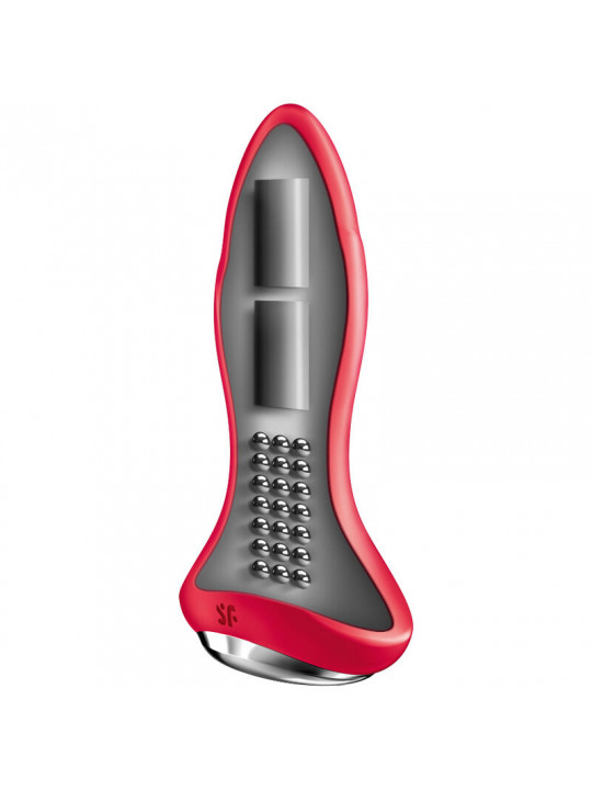 SATISFYER - ROTATOR PLUG 1+ PLUG VIBRANTE APP ROSSO