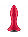 SATISFYER - ROTATOR PLUG 1+ PLUG VIBRANTE APP ROSSO