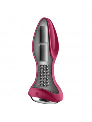 SATISFYER - ROTATOR PLUG 2+ APP VIBRANTE PLUG ROSSO