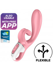 SATISFYER - APP VIBRATORE HUG ME RABBIT ROSA