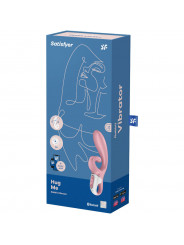 SATISFYER - APP VIBRATORE HUG ME RABBIT ROSA