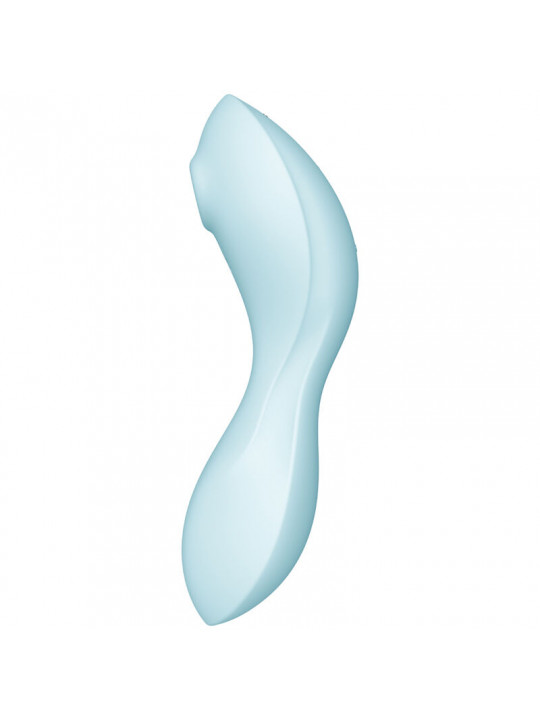 SATISFYER - STIMOLATORE E VIBRATORE CURVY TRINITY 5 AIR PULSE BLU