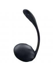 SATISFYER - RIBBED PETAL STIMOLATORE PUNTO G TELECOMANDO NERO APP GRATUITA