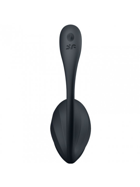 SATISFYER - RIBBED PETAL STIMOLATORE PUNTO G TELECOMANDO NERO APP GRATUITA