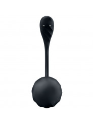 SATISFYER - RIBBED PETAL STIMOLATORE PUNTO G TELECOMANDO NERO APP GRATUITA