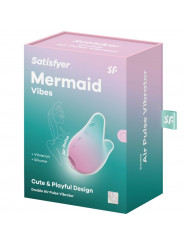 SATISFYER - MERMAID VIBES STIMOLATORE E VIBRATORE MENTA E ROSA