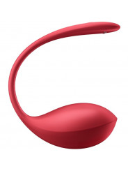 SATISFYER - SHINY PETAL STIMOLATORE CON TELECOMANDO G-POINT ROSSO APP GRATUITA