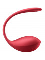 SATISFYER - SHINY PETAL STIMOLATORE CON TELECOMANDO G-POINT ROSSO APP GRATUITA