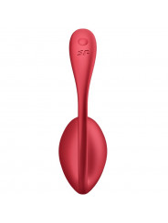 SATISFYER - SHINY PETAL STIMOLATORE CON TELECOMANDO G-POINT ROSSO APP GRATUITA