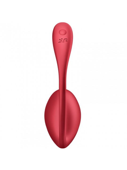 SATISFYER - SHINY PETAL STIMOLATORE CON TELECOMANDO G-POINT ROSSO APP GRATUITA