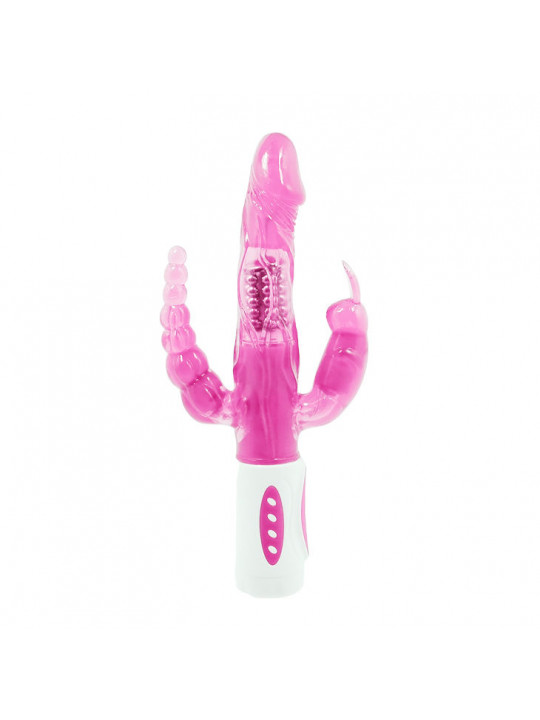 BAILE - PRETTY BUNNY TRIPLO VIBRATORE ROTATORE