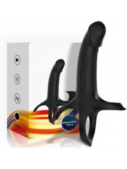 ARMONY - DILDO CON ANELLO E VIBRATORE NERO