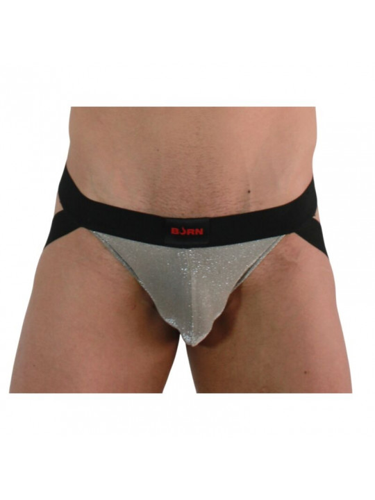 BURN - 001 JOCK BEIGE LUCIDO / NERO L