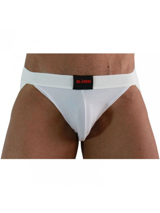 BURN - 007 JOCK LYCRA BIANCO M