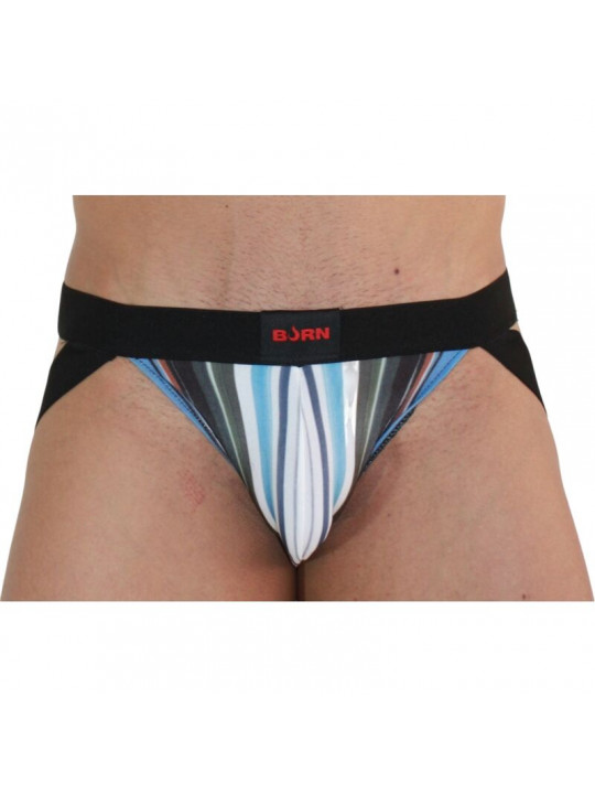 BURN - 009 JOCK MULTICOLORE / NERO XL