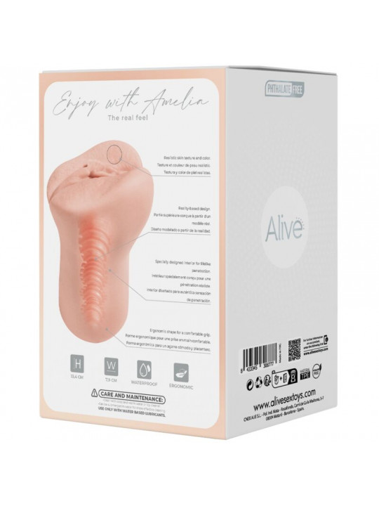 ALIVE - MASTURBADOR MASCHIO FLEX TAGLIA VAGINALE M