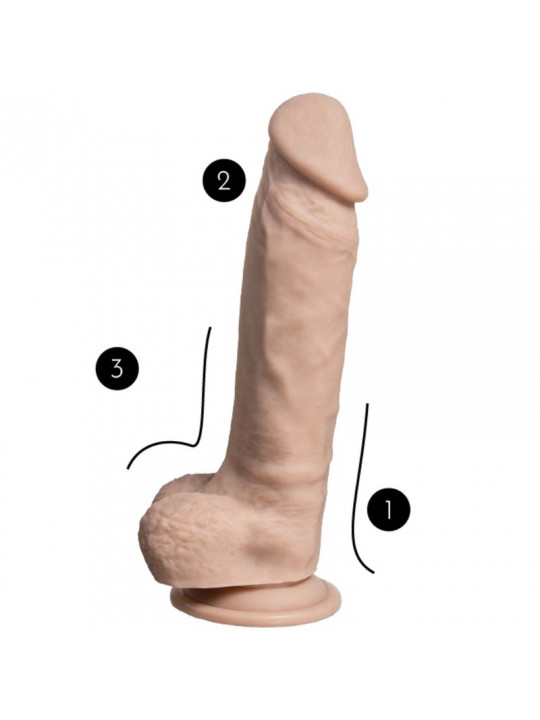 SILEXD - MODELLO 1 PENE REALISTICO PREMIUM SILEXPAN SILICONE 21.5 CM