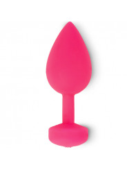 G-VIBE - FUNTOYS GPLUG VIBRATORE ANALE RICARICABILE GRANDE ROSA NEON 3.9CM