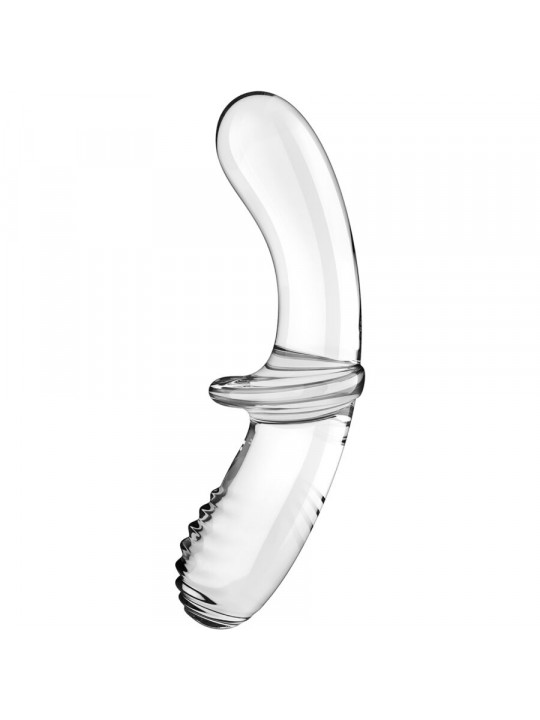 SATISFYER - DILDO DOPPIO CRISTALLO TRASPARENTE