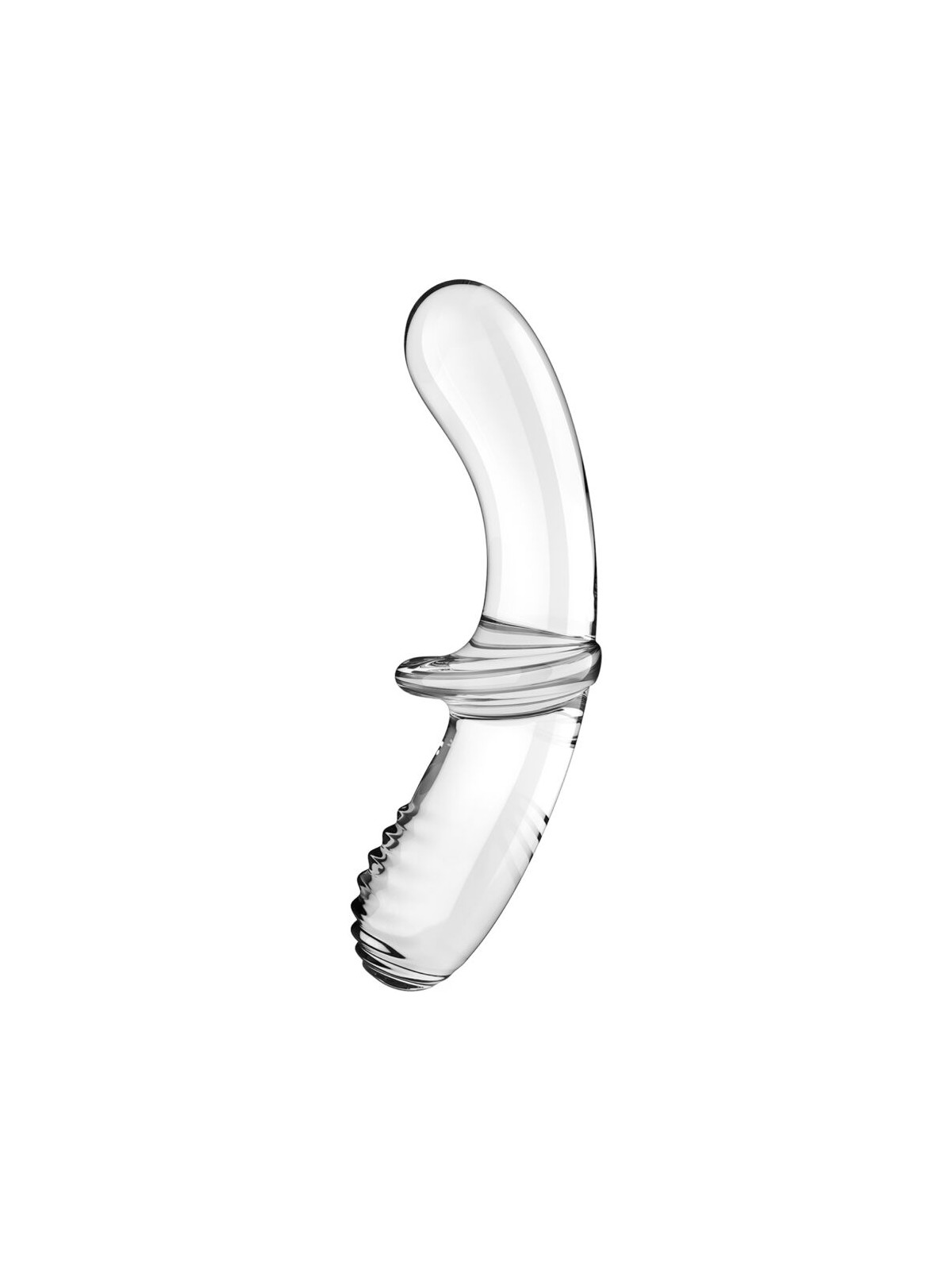 SATISFYER - DILDO DOPPIO CRISTALLO TRASPARENTE