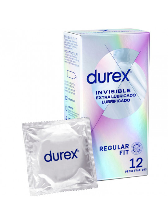 DUREX - INVISIBILE EXTRA LUBRIFICATO 12 UNITÀ