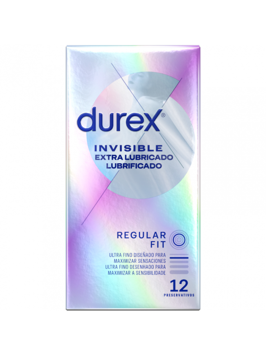 DUREX - INVISIBILE EXTRA LUBRIFICATO 12 UNITÀ