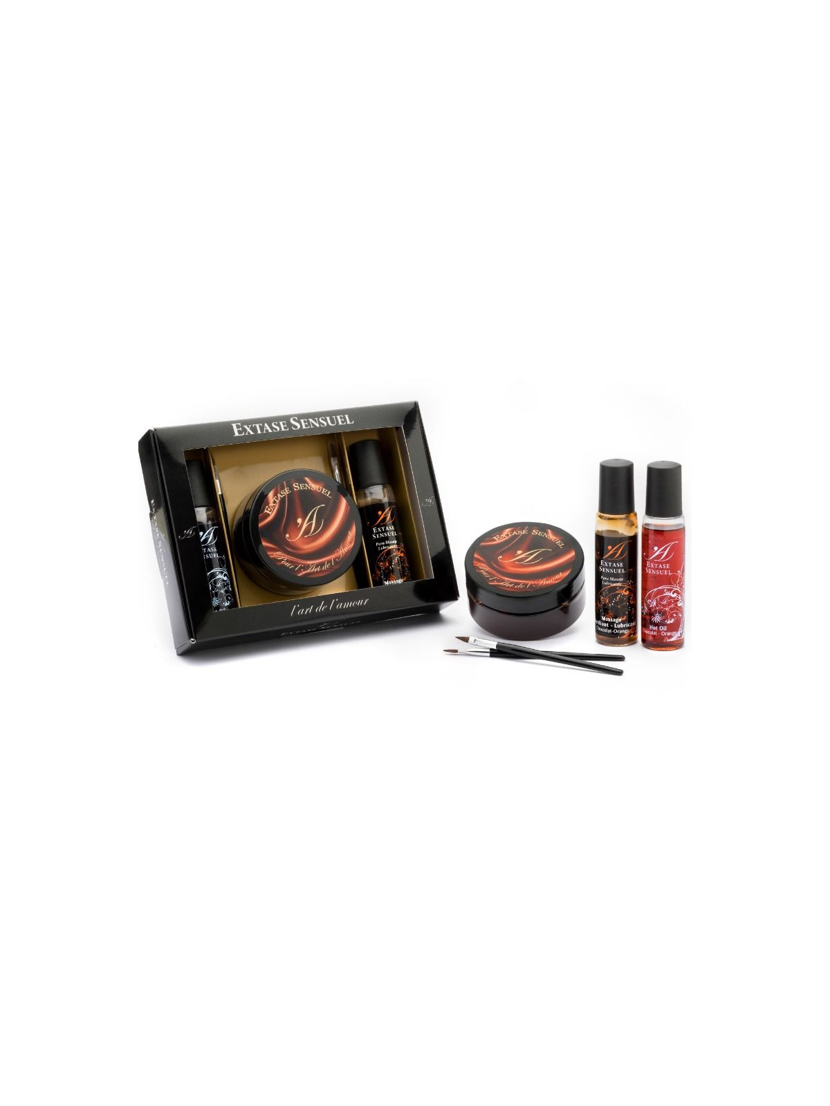 EXTASE SENSUAL - KIT SCRIGNO DI CIOCCOLATO AFRODISIACO