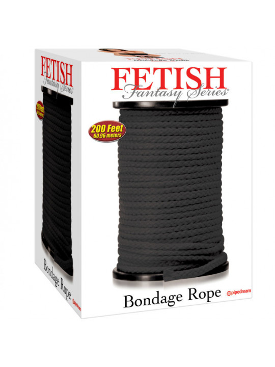 FETISH FANTASY SERIES - CORDA BONDAGE SERIE NERA 60,96 METRI