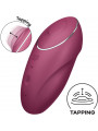 SATISFYER - TAP & CLIMAX 1 VIBRATORE LAY-ON ROSSO