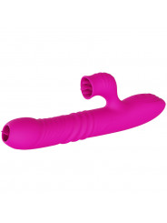 ARMONY - FANNY VIBRATORE MULTIFUNZIONE DOPPIA LINGUA FUCSIA EFFETTO CALORE