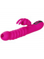 ARMONY - VIBRATORE MULTIFUNZIONE RABBIT DOUBLE TONGUE FUCSIA EFFETTO CALORE