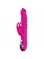 ARMONY - VIBRATORE MULTIFUNZIONE RABBIT DOUBLE TONGUE FUCSIA EFFETTO CALORE