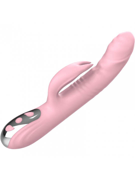 ARMONY - VIBRATORE COMPLETAMENTE FINGER RABBIT ROSA EFFETTO CALORE