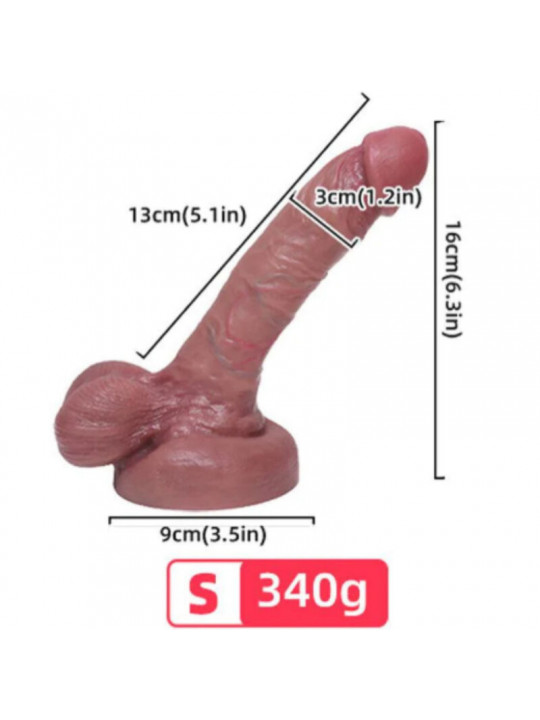 ARMONY - DILDO REALISTICO IN SILICONE LIQUIDO 13 CM